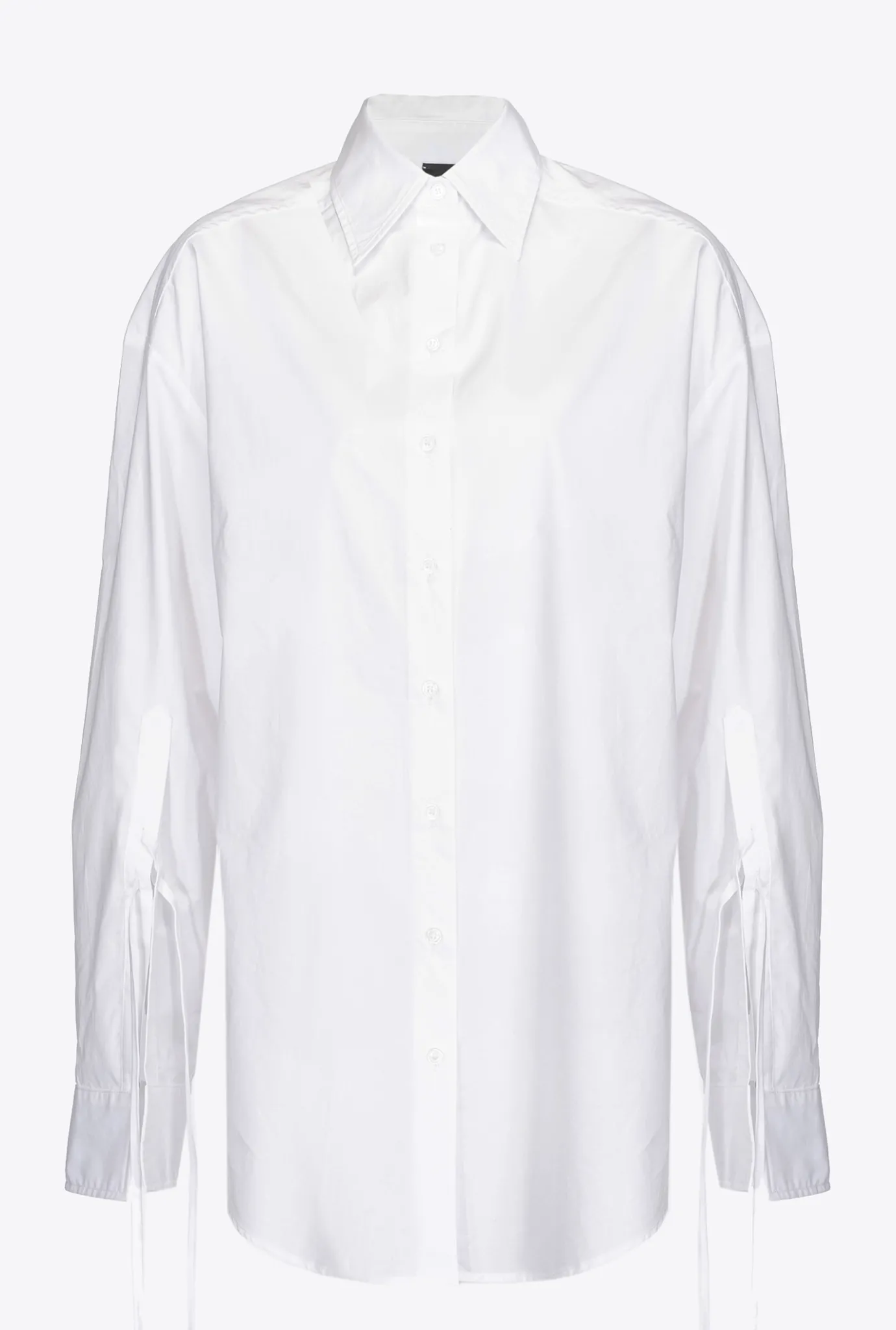 Chemises Et Blouses|PINKO Chemise En Popeline De Coton Blanc Brill.