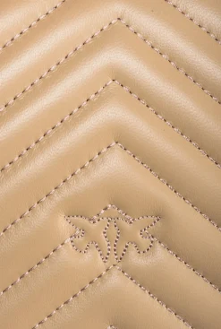 Sacs À Main|PINKO Classic Lady Love Bag Puff Chevron Sable-Or Antique