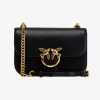 Sacs À Bandoulière|PINKO Classic Love Bag Bell Simply Noir-Vieil Or