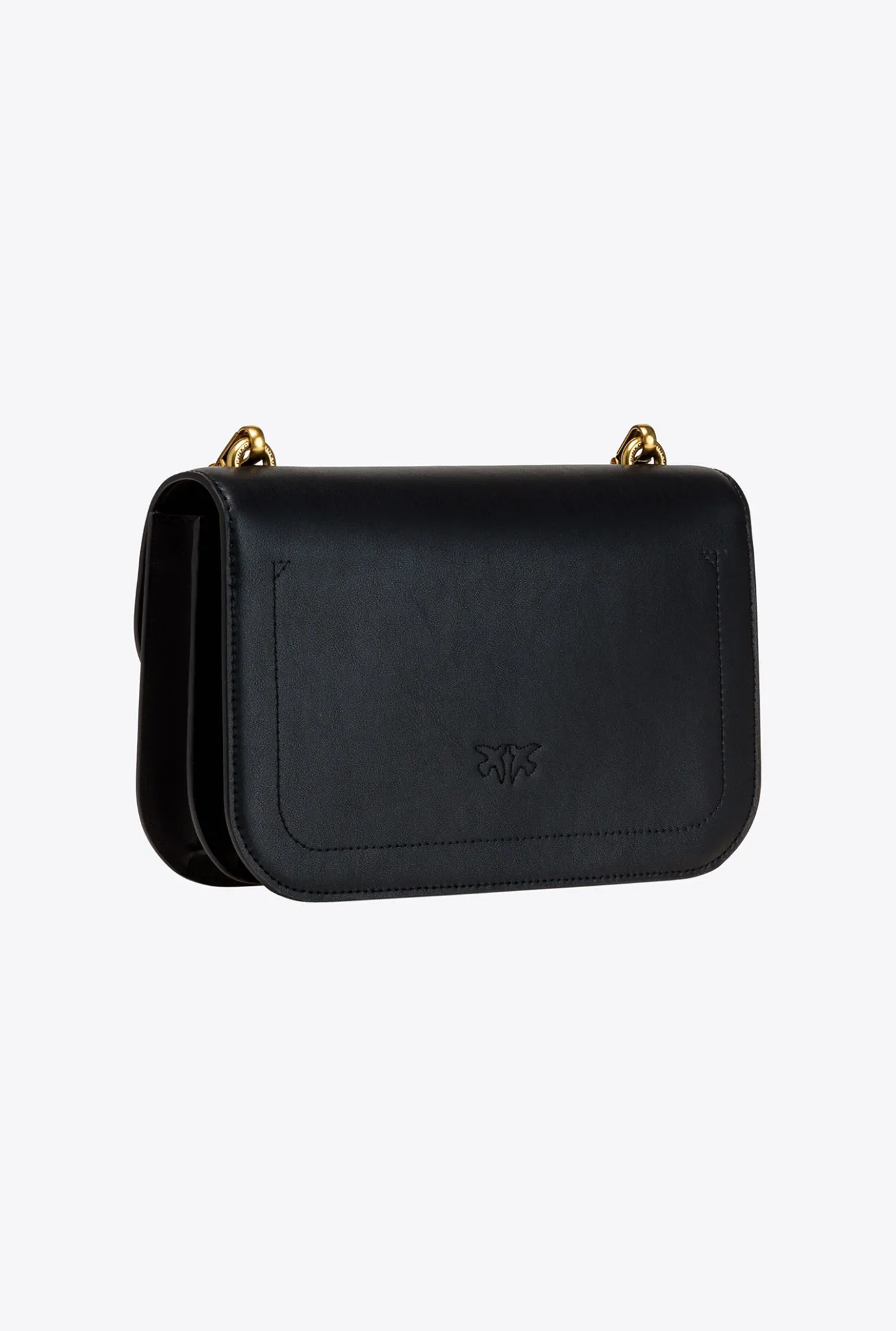 Sacs À Bandoulière|PINKO Classic Love Bag Bell Simply Noir-Vieil Or