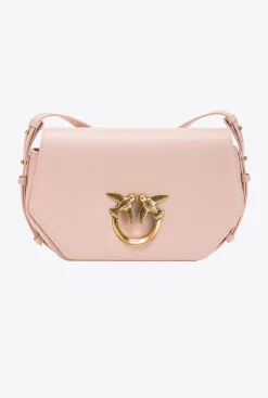 Sacs À Main|PINKO Classic Love Bag Click Exagon Simply Rose/Rose Poudre-Or Antique