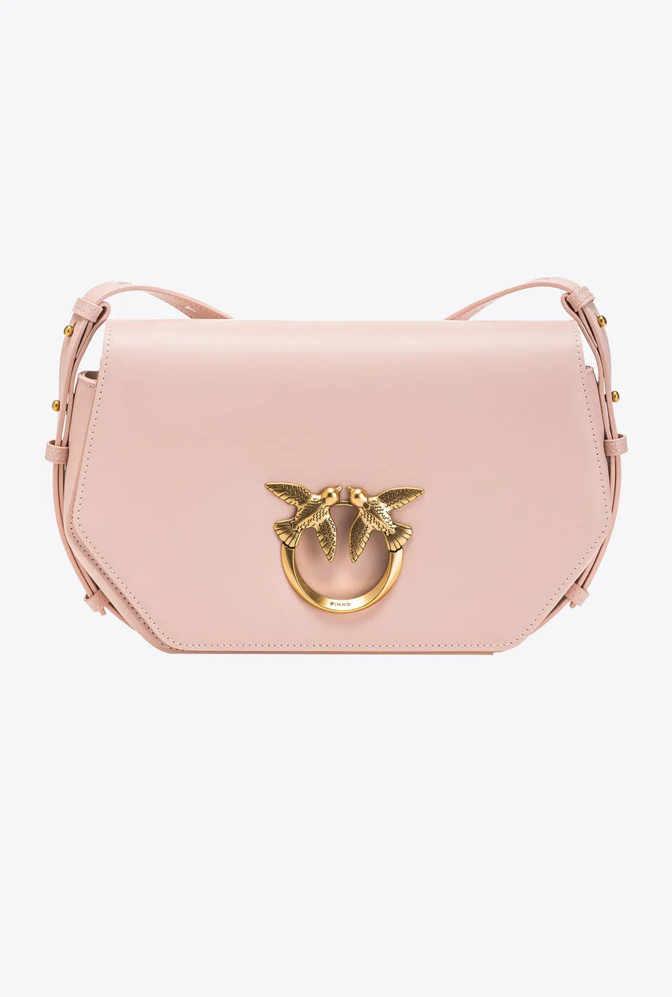 Sacs À Main|PINKO Classic Love Bag Click Exagon Simply Rose/Rose Poudre-Or Antique