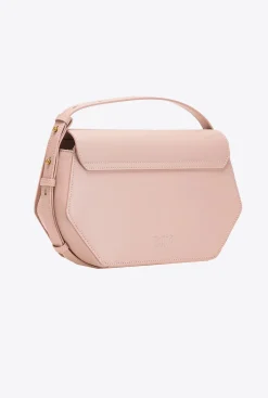 Sacs À Main|PINKO Classic Love Bag Click Exagon Simply Rose/Rose Poudre-Or Antique