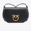 Sacs À Main|PINKO Classic Love Bag Click Exagon Simply Noir-Vieil Or