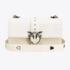 Sacs À Bandoulière|PINKO Classic Love Bag Icon A Bandoulière Jewel Blanc+Blanc-Vieil Argent