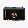 Sacs À Bandoulière|PINKO Classic Love Bag Icon Simply Noir-Vieil Or