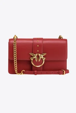 Sacs À Bandoulière|PINKO Classic Love Bag Icon Simply Rouge Rubis-Or Antique