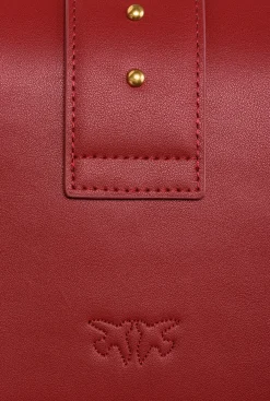 Sacs À Bandoulière|PINKO Classic Love Bag Icon Simply Rouge Rubis-Or Antique