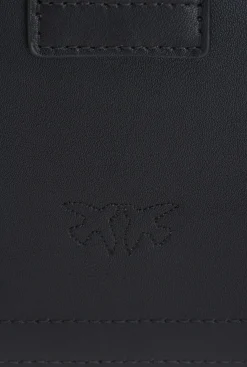 Sacs À Bandoulière|PINKO Classic Love Bag Icon Simply Noir-Vieil Argent