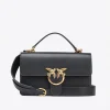 Sacs À Main|PINKO Classic Love Bag Light Simply Noir-Vieil Or