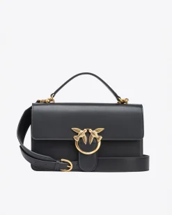 Sacs À Main|PINKO Classic Love Bag Light Simply Noir-Vieil Or