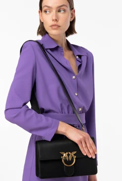 Sacs À Main|PINKO Classic Love Bag Light Simply Noir-Vieil Or