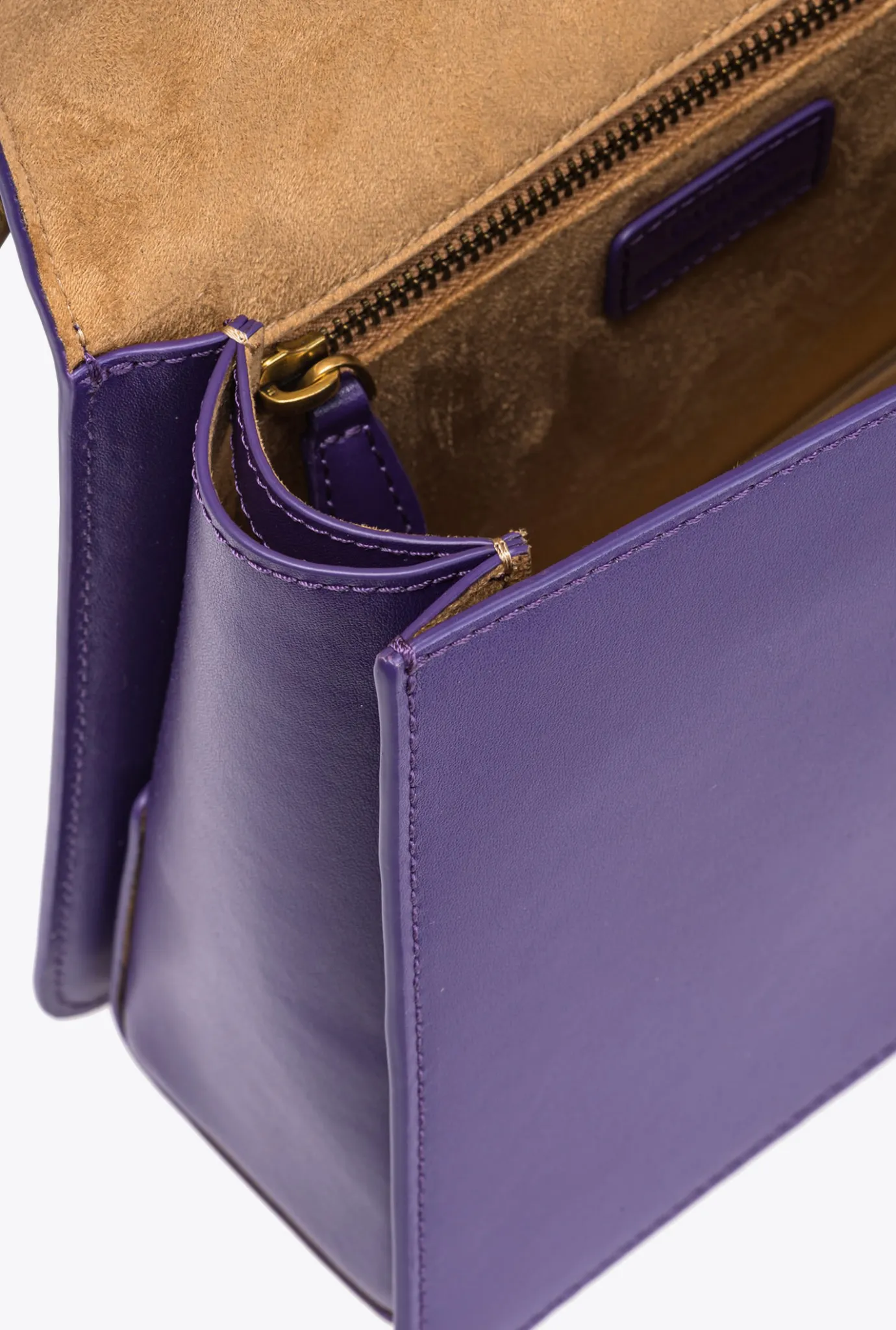 Sacs À Main|PINKO Classic Love Bag One Light Simply A Anse Superieure Violet Frangipanier-Or Antique