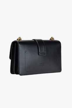 Sacs À Bandoulière|PINKO Classic Love Bag One Painted Studs Noir-Vieil Or