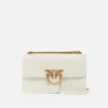 Sacs Portés Épaule|PINKO Classic Love Bag One Simply Blanc+Blanc-Or Antique