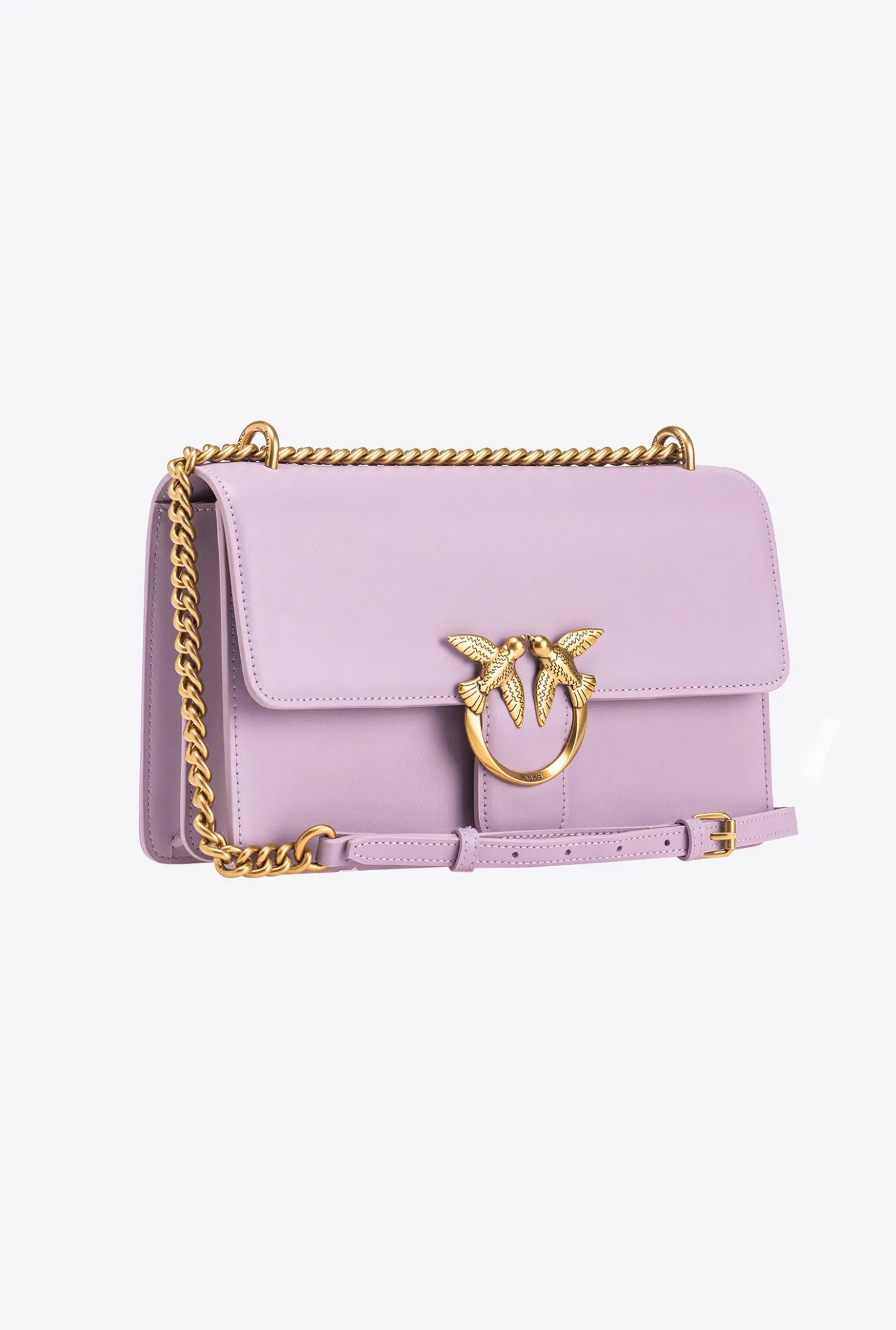 Sacs Portés Épaule|PINKO Classic Love Bag One Simply Iris-Or Antique