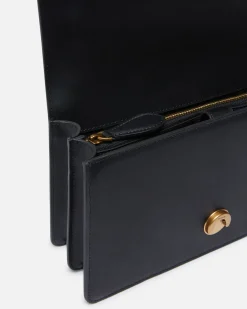 Sacs Portés Épaule|PINKO Classic Love Bag One Simply Noir-Vieil Or