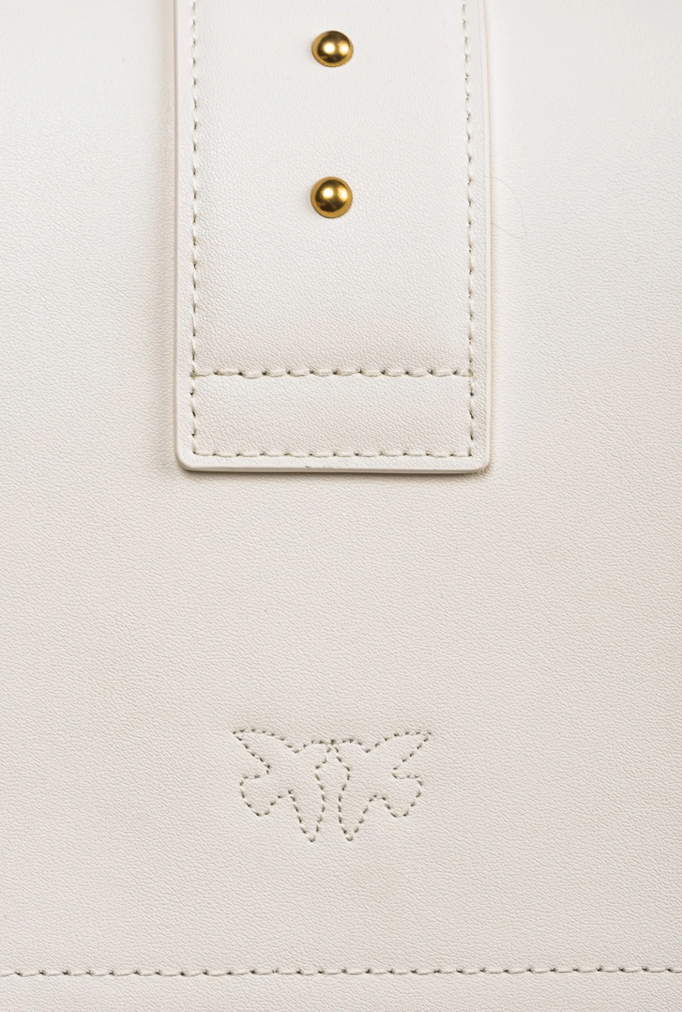 Sacs À Bandoulière|PINKO Classic Love Bag One Simply Blanc+Blanc-Or Antique