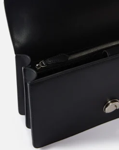 Sacs Portés Épaule|PINKO Classic Love Bag One Simply Noir-Vieil Argent