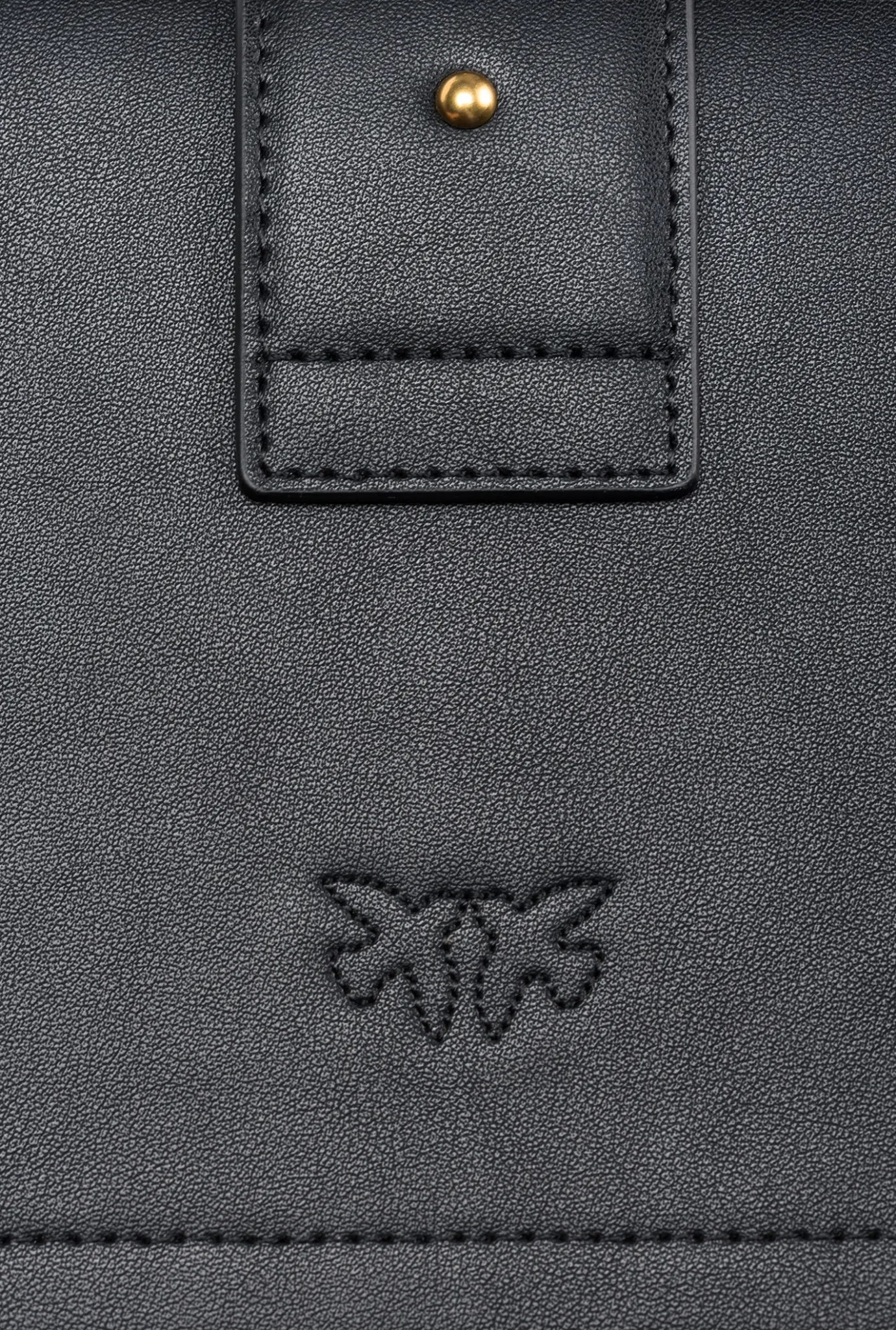 Sacs À Bandoulière|PINKO Classic Love Bag One Simply Noir-Vieil Or