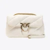 Sacs Portés Épaule|PINKO Classic Love Bag Puff Maxi Quilt Blanc+Blanc-Or Antique