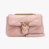 Sacs Portés Épaule|PINKO Classic Love Bag Puff Maxi Quilt Rose/Rose Poudre-Or Antique