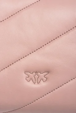 Sacs Portés Épaule|PINKO Classic Love Bag Puff Maxi Quilt Rose/Rose Poudre-Or Antique