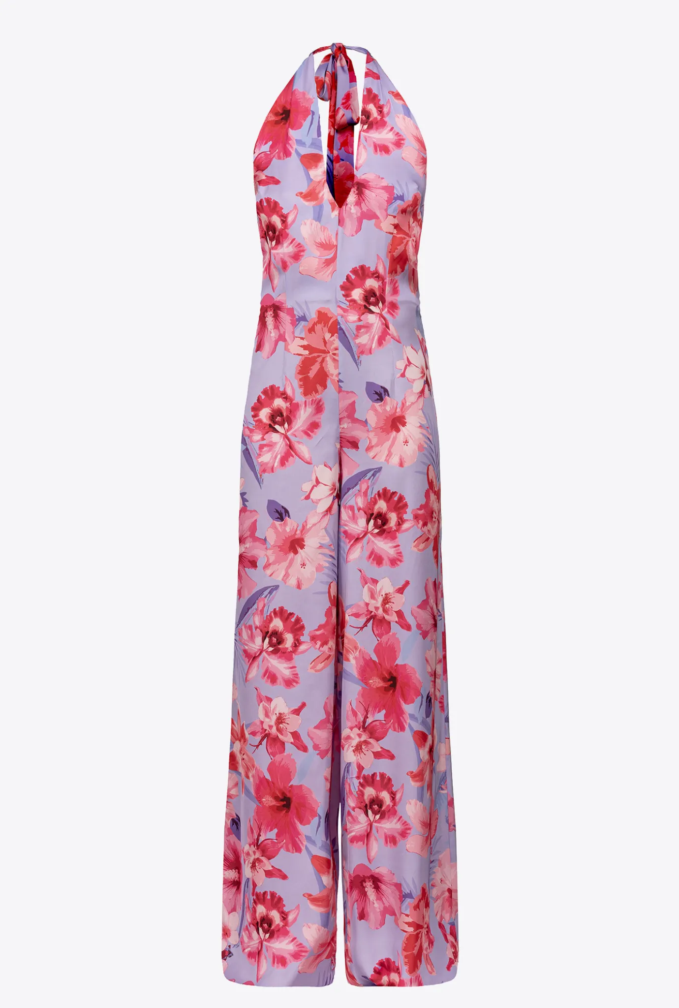 Robes|PINKO Combinaison A Imprime Floral Lilas/Rose Clair/Fuchsia