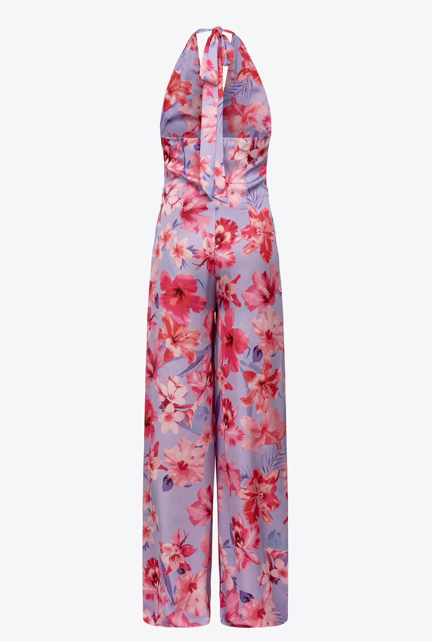 Robes|PINKO Combinaison A Imprime Floral Lilas/Rose Clair/Fuchsia