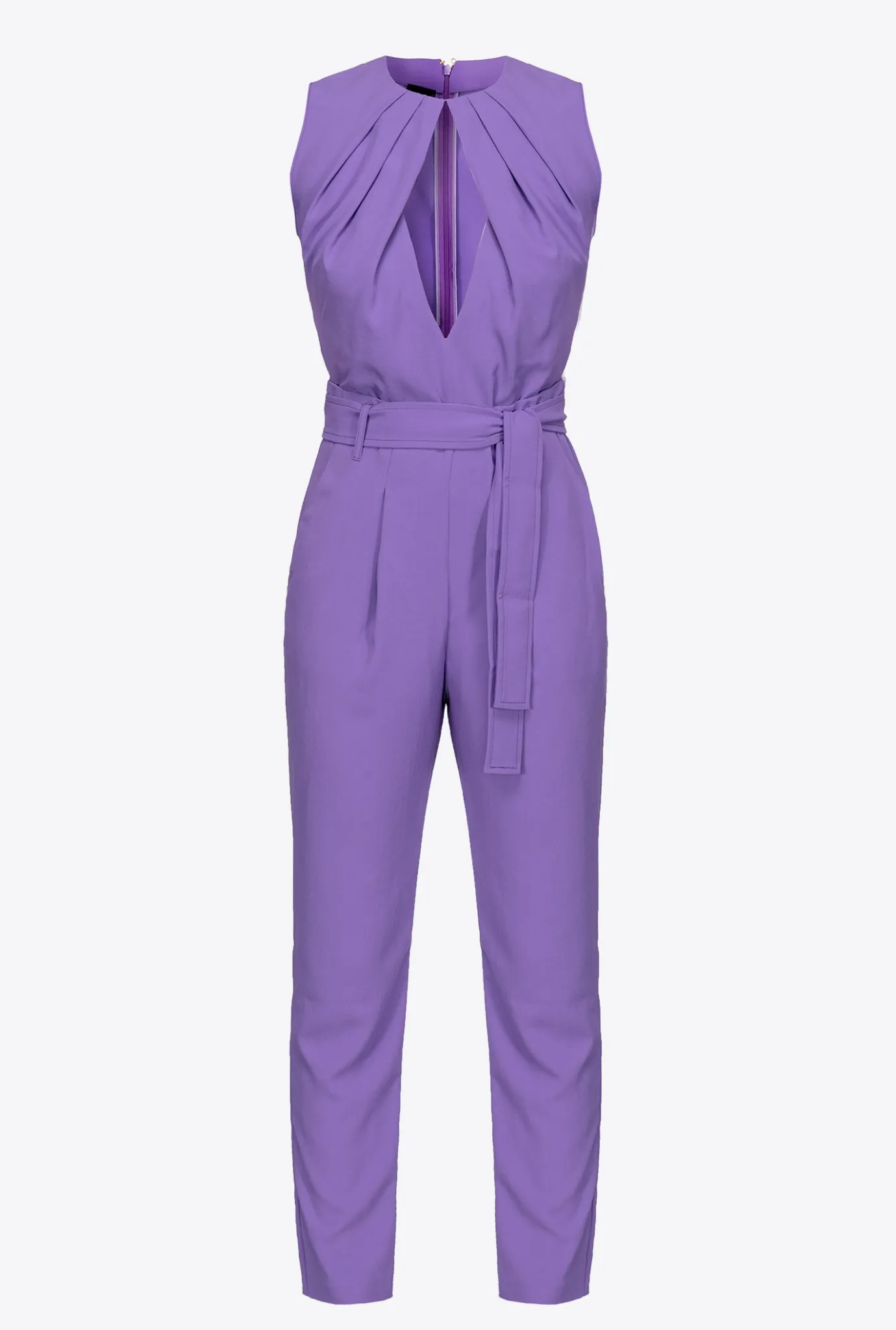 Robes|PINKO Combinaison Avec Decoupe Sur Le Devant Lilas Lavande
