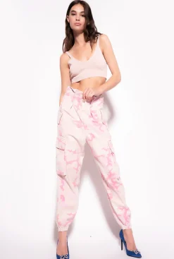 Topwear|PINKO Crop Top En Maille Rose-Fumee De Rose
