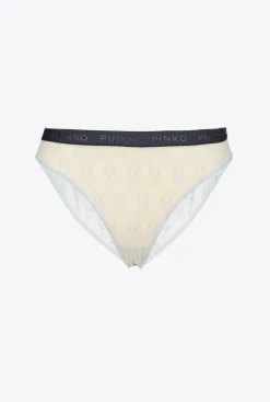 Lingerie|PINKO Culotte En Dentelle Bleu Ciel/Bleu