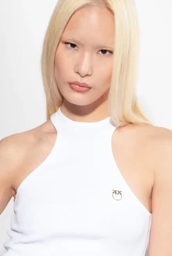 Topwear|PINKO Debardeur Cotele Blanc Brill.