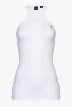 Topwear|PINKO Debardeur Cotele Blanc Brill.