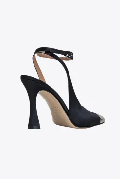 Chaussures|PINKO Escarpins Avec Bout En Metal Noir Limousine