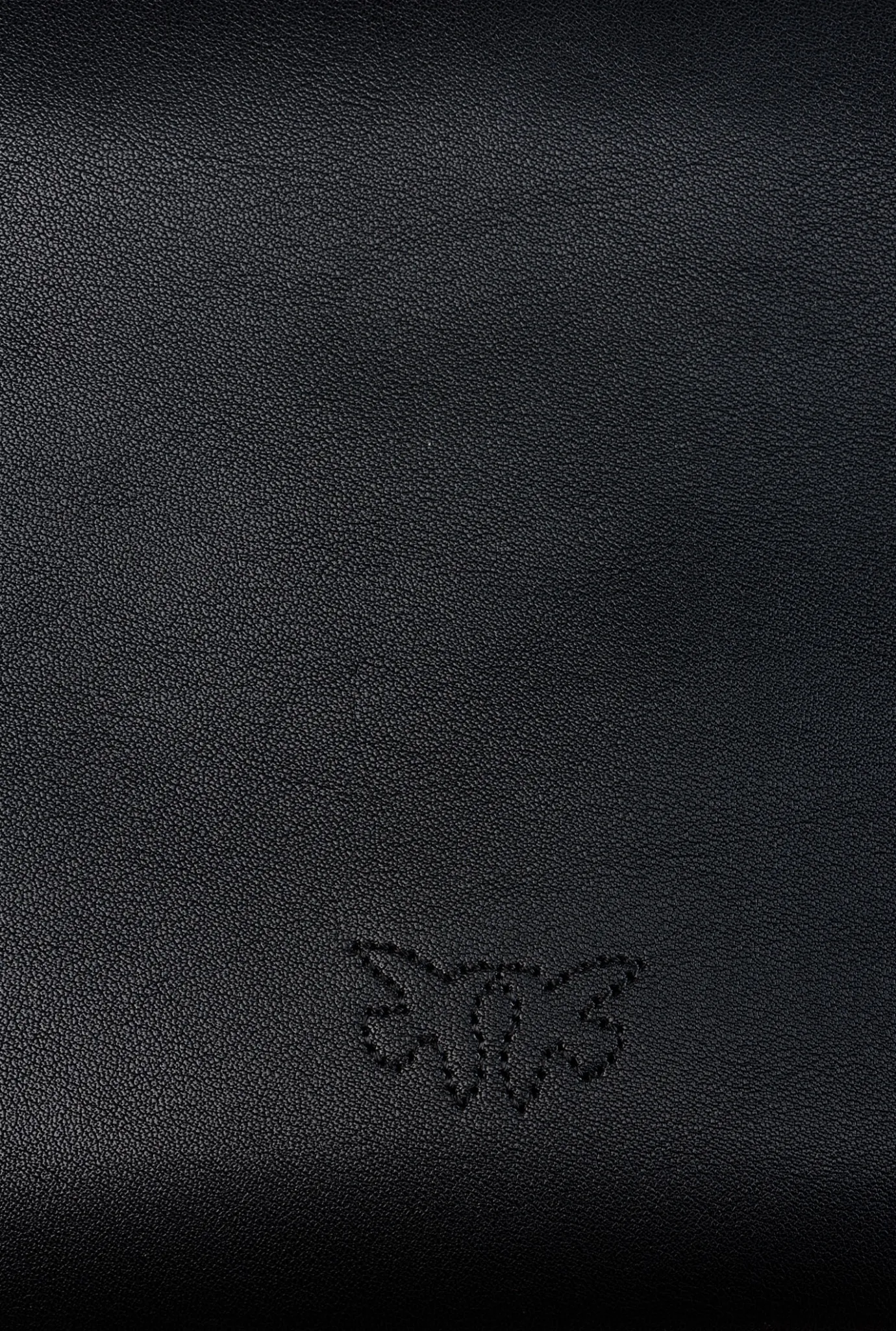 Sacs À Bandoulière|PINKO Flat Love Bag Simply Noir-Vieil Or