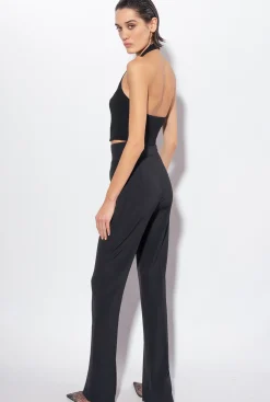 Tailleurs Et Ensembles|PINKO Gilet A Encolure Americaine Noir Limousine