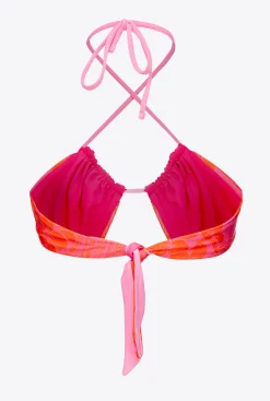 Maillots De Bain|PINKO Haut De Bikini A Fleurs Multicolore Rose/Orange
