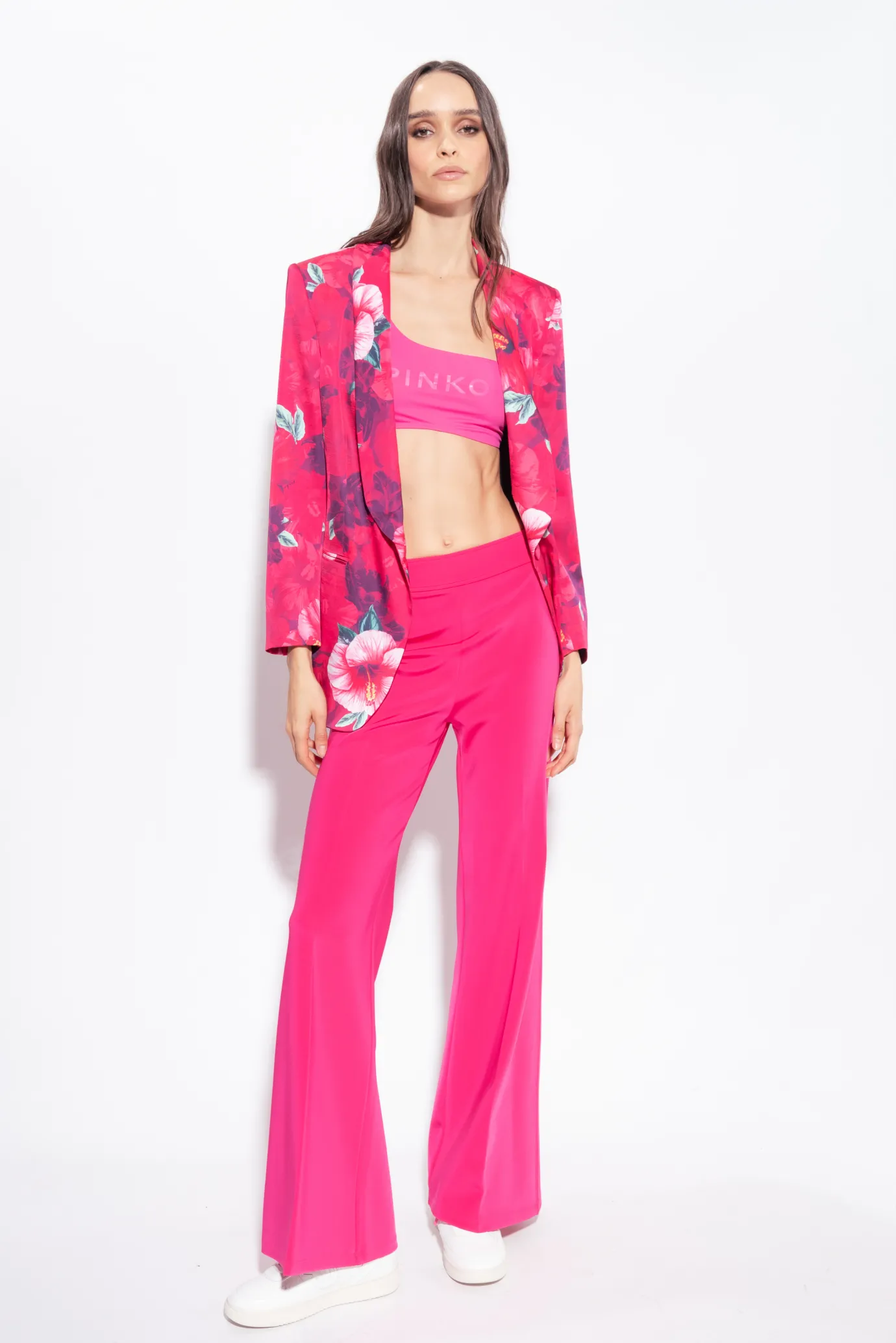 Maillots De Bain|PINKO Haut De Bikini Asymetrique Violet Fuchsia