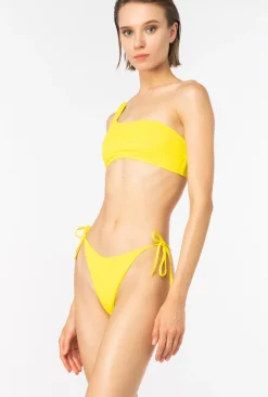 Maillots De Bain|PINKO Haut De Bikini Asymetrique Vert Olive Chaud