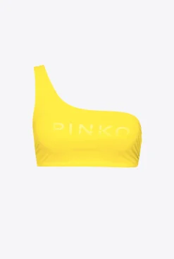 Maillots De Bain|PINKO Haut De Bikini Asymetrique Vert Olive Chaud
