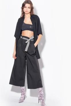 Maillots De Bain|PINKO Haut De Bikini Asymetrique Noir Limousine