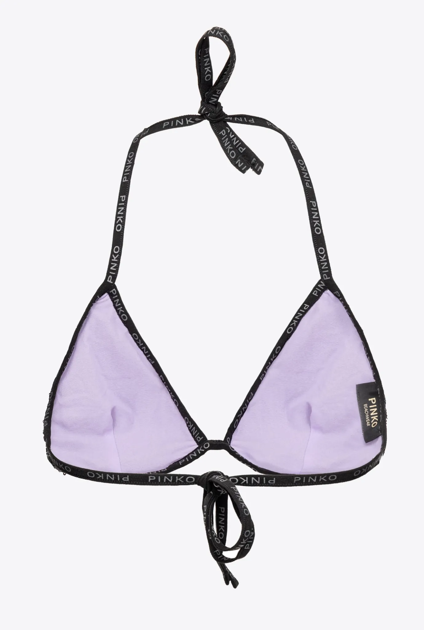 Maillots De Bain|PINKO Haut De Bikini Triangle Entierement Paillete Violet Intense