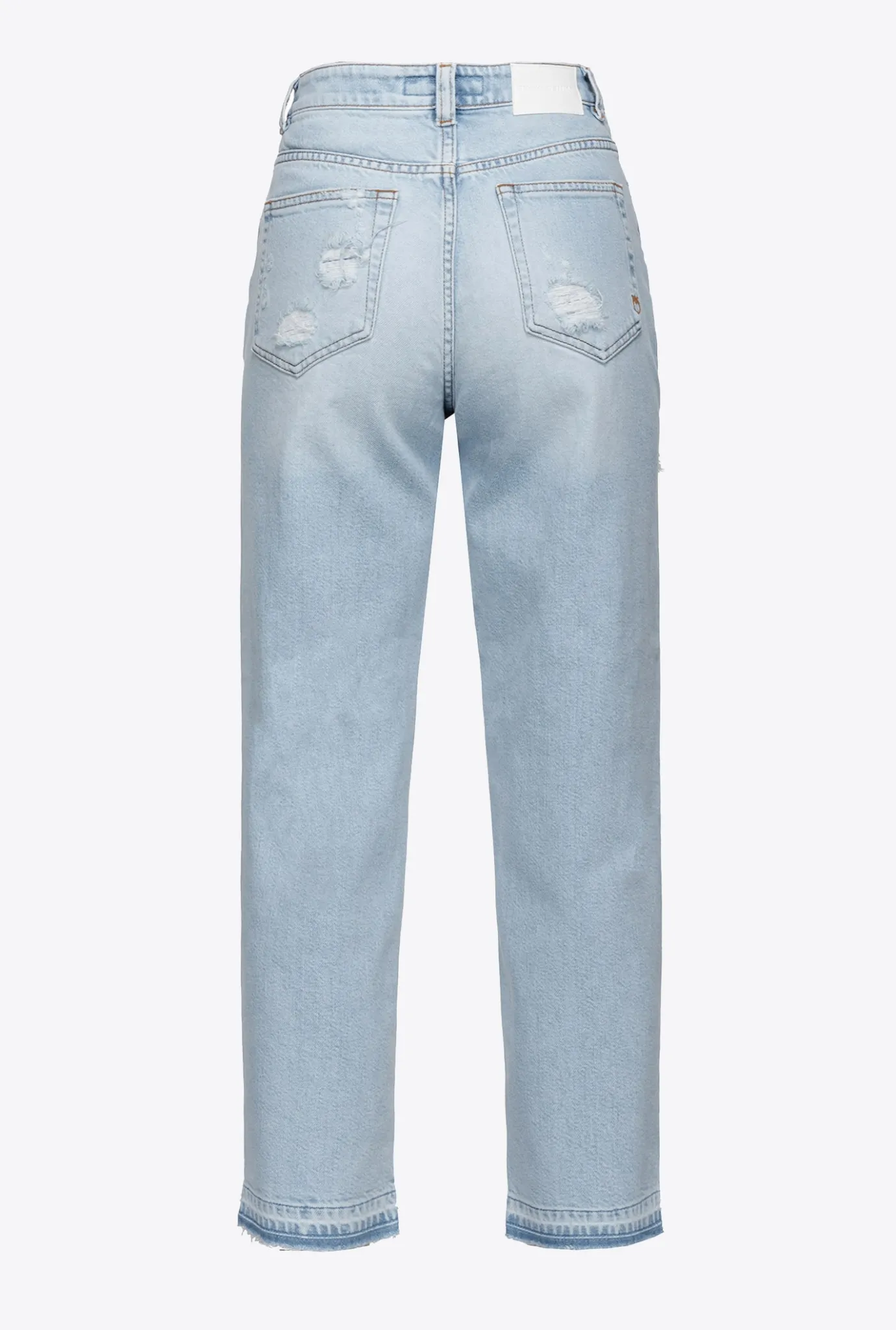 Jeans|PINKO Jean Mom Fit Dechire Delavage Clair