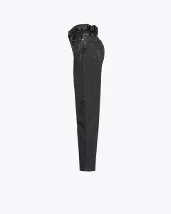 Jeans|PINKO Jean Mom Fit En Denim Black Noir Limousine