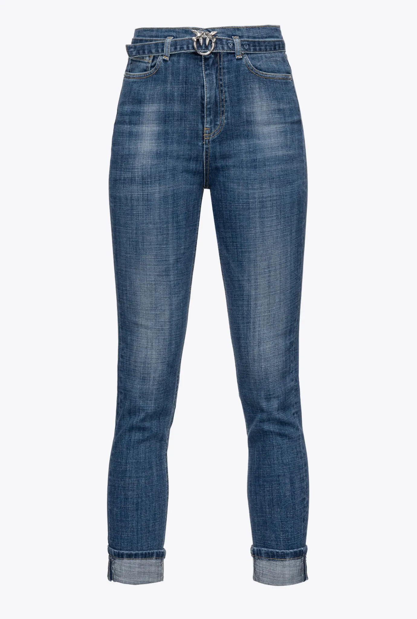 Jeans|PINKO Jean Skinny Cross Stretch Delavage Vintage Moyen