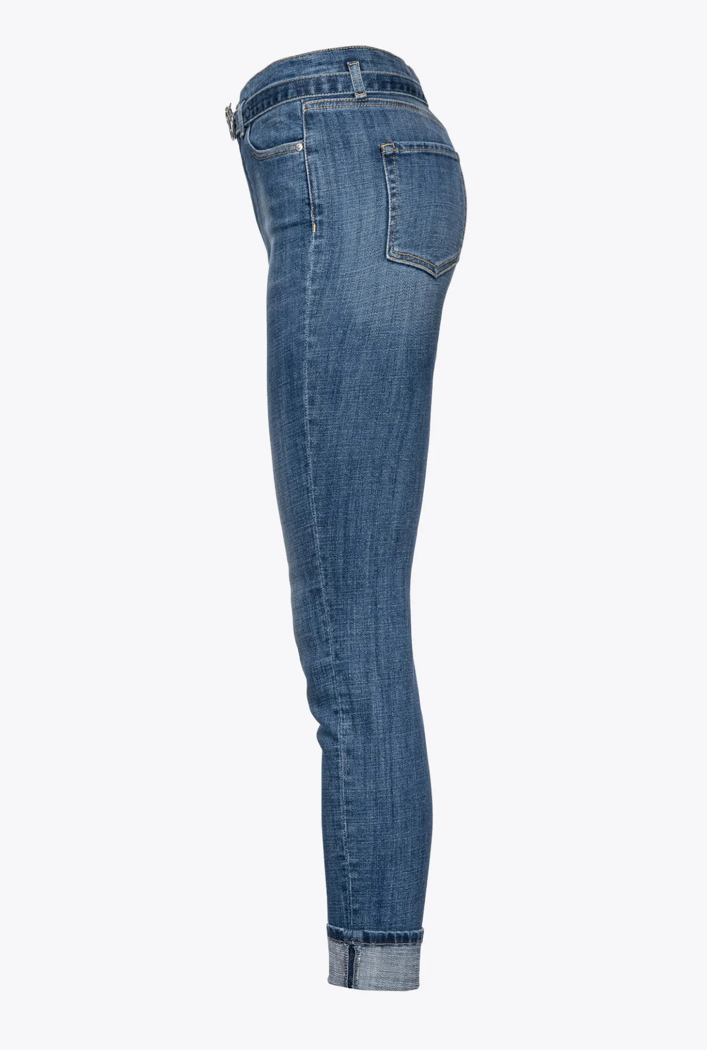 Jeans|PINKO Jean Skinny Cross Stretch Delavage Vintage Moyen