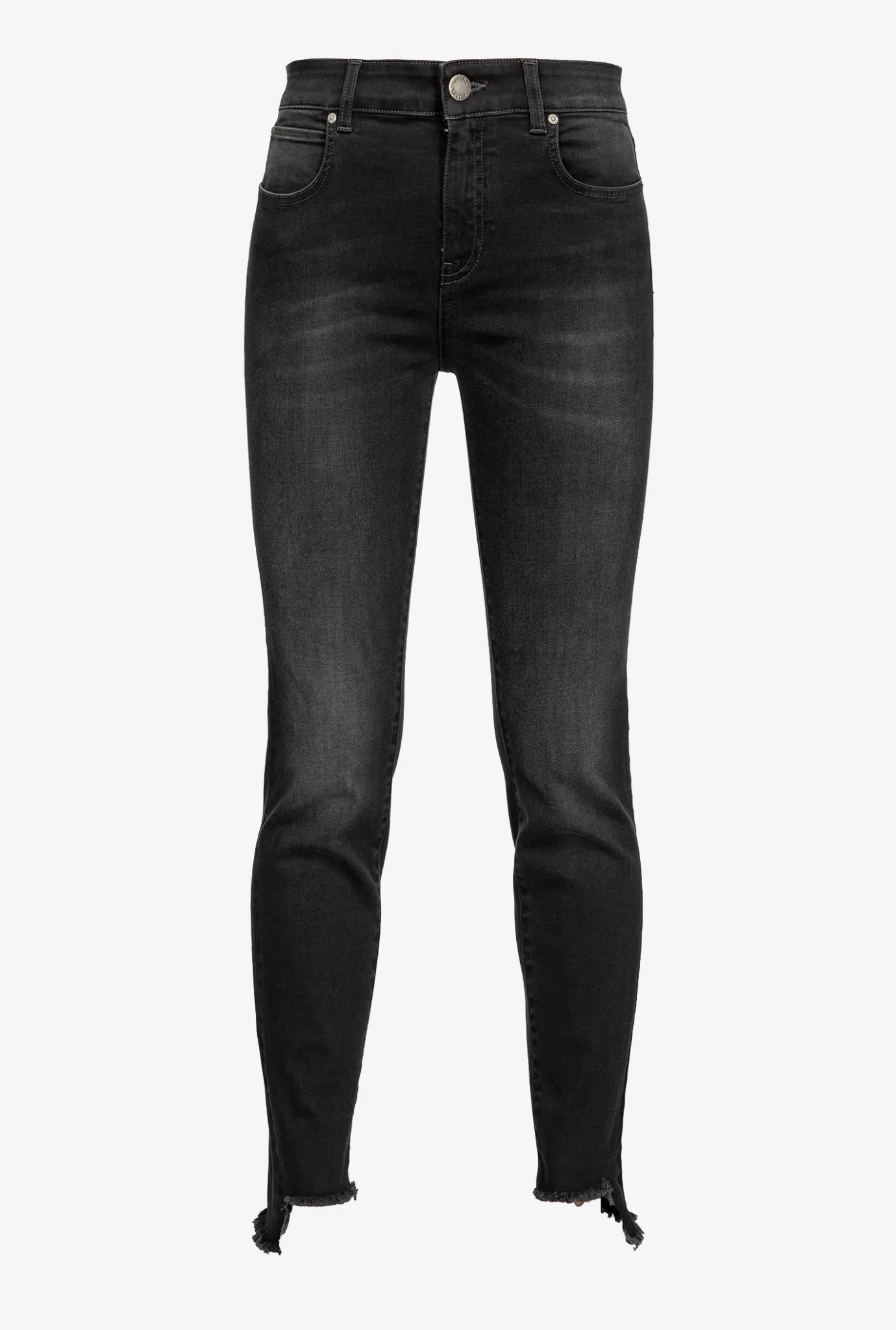 Jeans|PINKO Jean Skinny En Denim Stretch Noir Noir Limousine