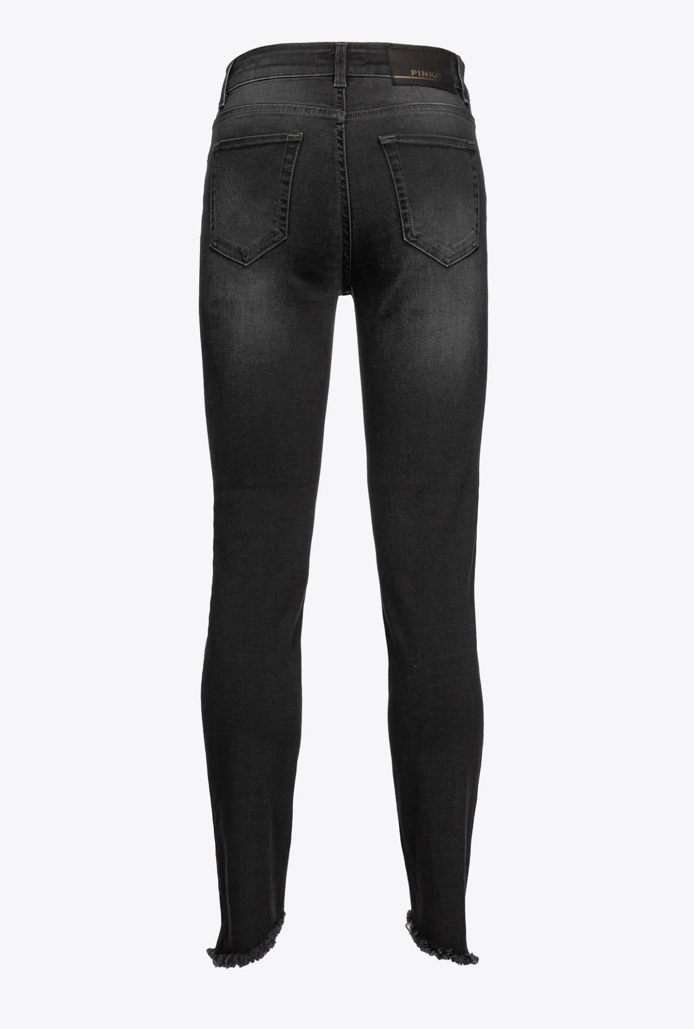 Jeans|PINKO Jean Skinny En Denim Stretch Noir Noir Limousine