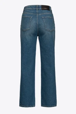 Jeans|PINKO Jean Straight En Denim Recycle Bleu-Saphir Etoile